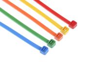 233-708 RS PRO Cable Tie, 203mm x 4.6 mm, Assorted Nylon, Pk-250