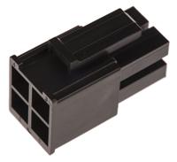 171692-0104 Molex, Mega-Fit Male Connector Housing, 5.7mm Pitch, 4 Way, 2 Row