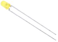 tlly4401 Vishay2.9 V Yellow LED 3mm Through Hole, TLLY4401