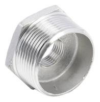499-3580 RS PRO Stainless Steel Pipe Fitting Hexagon Bush, Male R 1-1/2in x Female G 1/2in