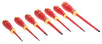 b220007 Bahco B220.007 Phillips; Slotted Insulated Screwdriver Set, 7-Piece