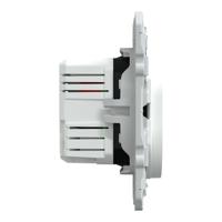 s320407 Schneider Electric White, 1 Gang, Ovalis C Series
