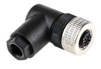 933172100-elwika-4012-pg7-black Hirschmann Circular Connector, 4 Contacts, Cable, M12 Connector, Socket, Female, IP67, E Series