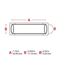 m7-250-175-342-yl PermaSleeve® Heat-Shrink Labels for M710