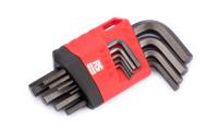 192-3727 RS PRO 9 piece L Shape Imperial Hex Key Set, 1/16 → 3/8in