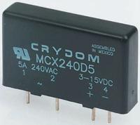 mcx380d5 Sensata Crydom Solid State Relay, 5 A Load, PCB Mount, 530 V Load, 15 V Control