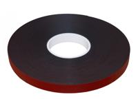 227-859 RS PRO Black Double Sided Foam Tape, 19mm x 33m, 1.1mm Thick
