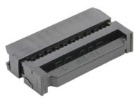 61202023021 Wurth Elektronik 20-Way IDC Connector Socket for Cable Mount, 2-Row