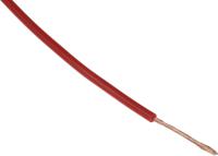 285-7779 Staubli Red 0.25 mm² Hook Up Wire, 23 AWG, 66/0.07 mm, 100m, PVC Insulation