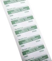 450-6164 RS PRO Adhesive Pre-Printed Adhesive Label-Tested For Electrical Safety-. Quantity: 140