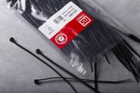 233-465 RS PRO Cable Tie, 150mm x 3.6 mm, Black Nylon, Pk-100