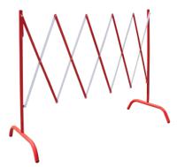 625-0970 RS PRO Red & White Steel Extendable Barrier