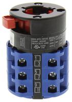 ca10a216gba001ft Kraus & Naimer, 3P 3 Position 60° Double Throw Cam Switch, 20A