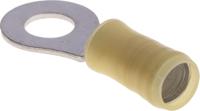 320569 TE Connectivity, PIDG Insulated Ring Terminal, M6 Stud Size, 2.6mm² to 6.6mm² Wire Size, Yellow