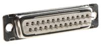 db25s364tlf Amphenol Communications Solutions D 25 Way Through Hole D-sub Connector Socket, 2.76mm Pitch
