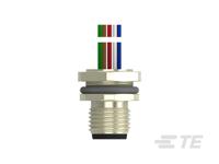 t4171220008-001 TE Connectivity Circular Connector, 8 Contacts, Front, M12 Connector, Plug, Male, IP67, M12 Series