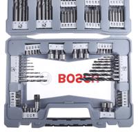 2608p00236 Bosch 105-Piece Twist Drill Bit Set for Masonry, 20mm Max, 2mm Min, HSS-G Bits