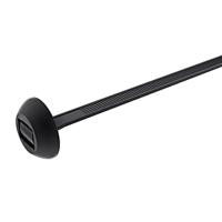 150-47595-bht375m-pa66hs-bk HellermannTyton Cable Tie, 375mm x 7.6 mm, Black Polyamide 6.6 (PA66), Pk-50
