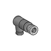 xzcc8fcm30v Telemecanique Sensors Circular Connector, 3 Contacts, Cable, M8 Connector, Socket, Female, IP67, XZCC Series