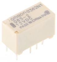 g6s-2-dc12 Omron PCB Mount Signal Relay, 12V dc Coil, 2A Switching Current, DPDT