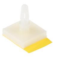 lcbsbm-4-01-art LCBSBM-4-01 ART, 6.4mm High Nylon PCB Support for 3.18mm PCB Hole, 12.7 x 12.7mm Base
