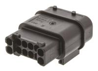 284844-1 TE Connectivity, AMP MCP 1.5/2.8 Automotive Connector Plug Black Cable Mount 12 Way