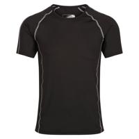 trs227blk-m Regatta Men's SS Base Layer Top Black -