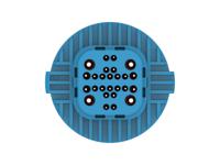 1-2405028-4 TE Connectivity, DEUTSCH NTSEAL Automotive Connector Blue Cable Mount 26 Way