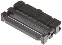 t812124a101ceu Amphenol Communications Solutions 24-Way IDC Connector Socket for Cable Mount, 2-Row