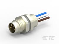 t4072014041-001 TE Connectivity Circular Connector, 4 Contacts, Front, M8 Connector, Plug, Male, IP67, Standard Circular Connectors