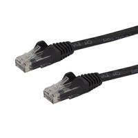 n6patch75bk StarTech.comN6PAT, 75ft Cat6, Black RJ45 to Male RJ45 Male, Unterminated PVC Sheath