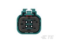 2338212-1 TE Connectivity, AMPSEAL 16 Connector Housing Socket 4 Way, Crimp Termination
