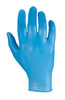 g0702 Reldeen Blue Powder-Free Vinyl Disposable Gloves, Size 8, Medium, 100 per Pack