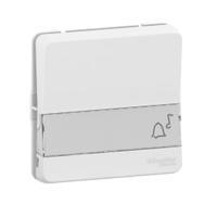 mur39129 Schneider Electric White Push Button Light Switch, 1 Gang, Mureva Styl