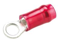 36150 TE Connectivity, PIDG Insulated Ring Terminal, M3.5 Stud Size, 0.26mm² to 1.65mm² Wire Size, Red
