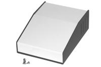 515-0910 Hammond 515 Series Grey Aluminium, Steel Desktop Enclosure, Sloped Front, 159 x 117 x 58mm