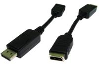 236-9123 RS PRO Male DisplayPort to Female HDMI  Cable, 4K, 150mm