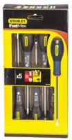 0-65-440 Stanley Tools Phillips; Slotted Screwdriver Set, 5-Piece