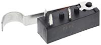 f1nst8ac Saia-Burgess Roller Lever Micro Switch, Through Hole Terminal, 1 A @ 250 V ac, SPDT, IP54