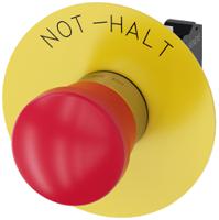3su1150-1ha20-3ph0 Siemens SIRIUS ACT 3SU11 Series Pull Release Emergency Stop Push Button, Panel Mount, 22mm Cutout, 2NC, IP66, IP67, IP69