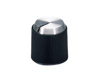 a1314240 OKW 14.1mm Black Potentiometer Knob for 4mm Shaft Round Shaft, A1314240