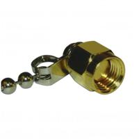 202112-10 Amphenol RF RF Connector Dust Cap for SMA Type Connector Female  Cord Included