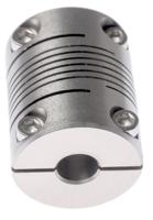 721252828 Huco Beam Coupling, 25mm Outside Diameter, 8mm Bore, 31.8mm Length Coupler