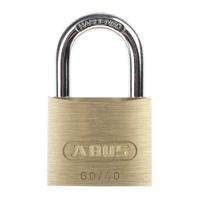 xr006040k3 ABUS Key Weatherproof Brass, Steel Padlock, Keyed Alike, 6mm Shackle, 40mm Body