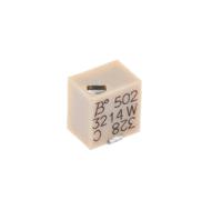 3214w-1-502e 5kΩ, SMD Trimmer Potentiometer 0.25W Top Adjust Bourns, 3214