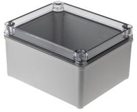 pc-h-95-t-enclosure Fibox Piccolo Series Grey Polycarbonate Enclosure, IP66, IP67, Transparent Lid, 170 x 140 x 95mm