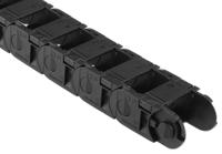 b15i025038 Igus B15i, e-chain Black Cable Chain - Flexible Slot, W36 mm x D23mm, L1m, 38 mm Min. Bend Radius, Igumid G