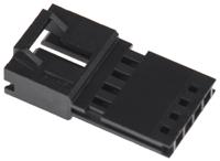 103653-3 TE Connectivity, AMPMODU MTE Female Connector Housing, 2.54mm Pitch, 4 Way, 1 Row