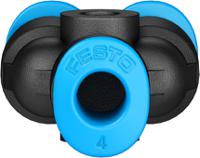 qsmy-4 Festo QSMY Series Y Tube-to-Tube Adaptor, Push In 4 mm to Push In 4 mm, Tube-to-Tube Connection Style, 153371