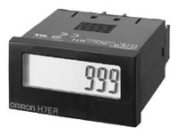h7er-n-b Omron H7ER Tachometer, 4 Digit LCD, 1kHz